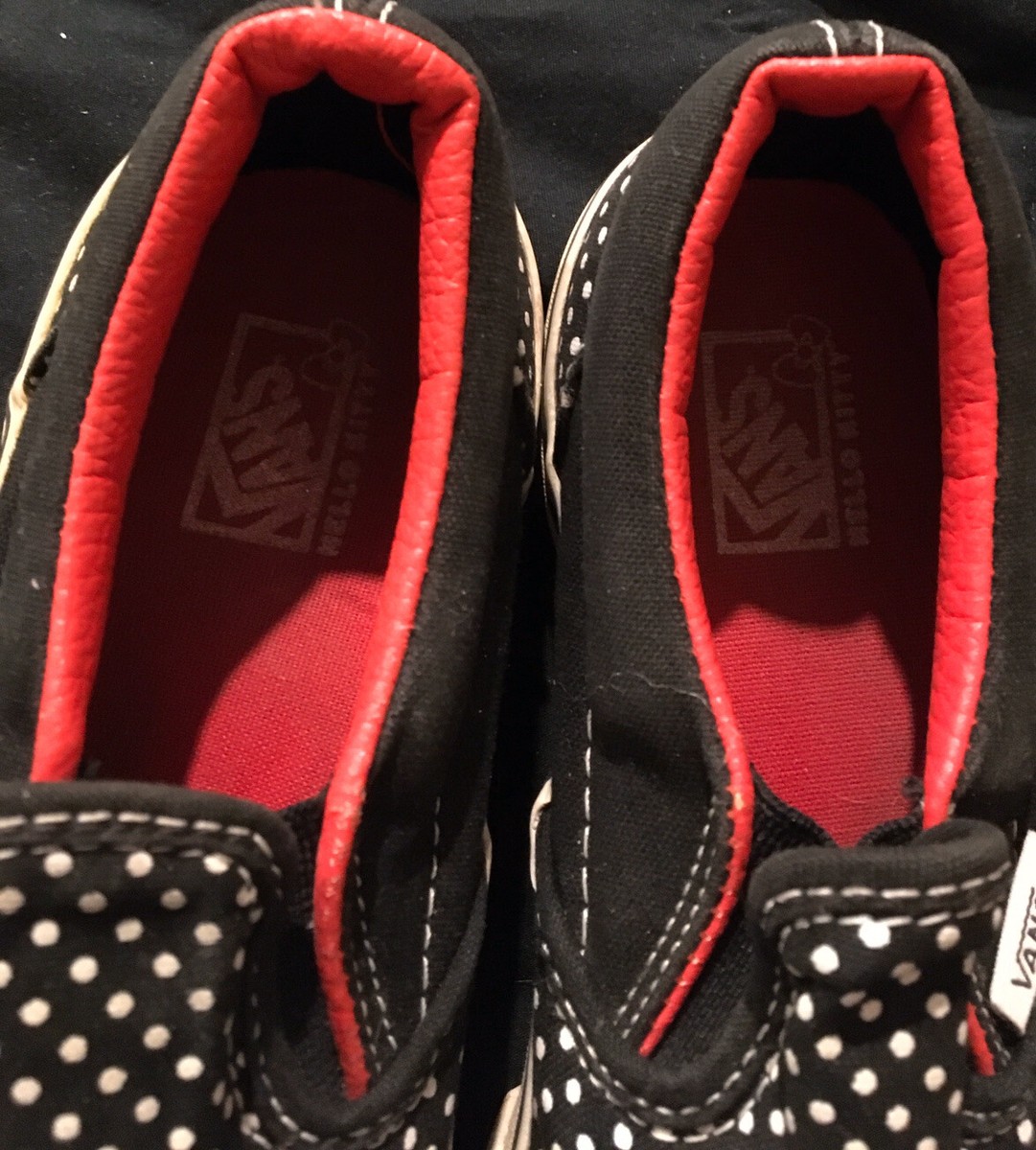 VANS Slip On Shoe Hello Kitty T-375103 Black/White/Pink Y  display picture 2