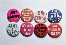 Vintage Reproduction Pinback Buttons Magnets Bottle Openers. Set 18