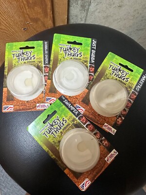 mossy oak turkey thugs turkey diaphragm calls x4; sniper, just bubba, maestro