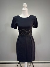 CLEARANCE! Black Donna Morgan Lace Accent Dress Size 4 EUC