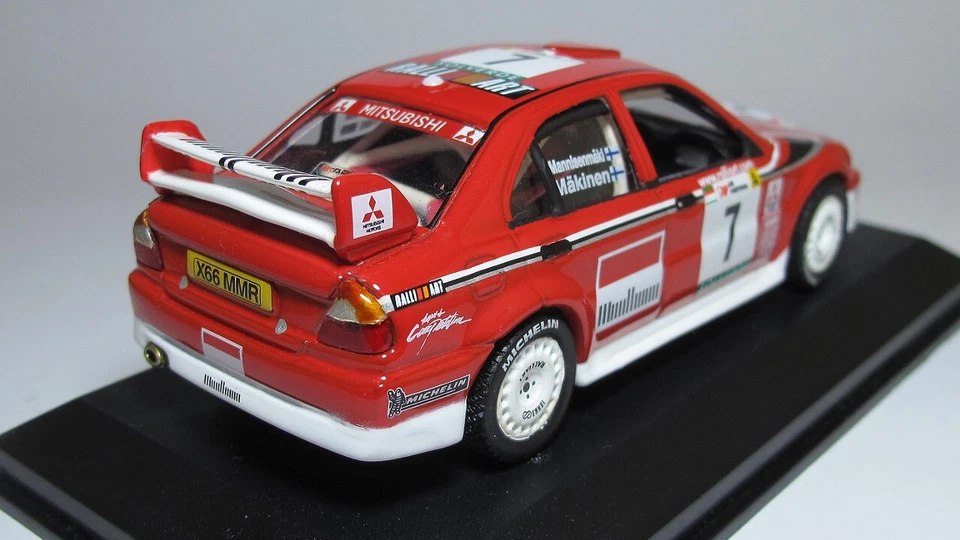 IXO MITSUBISHI LANCER EVO RALLY DEL PORTOGALLO 2001 - Makinen - SCALA 1:43 - Immagine 2 di 4