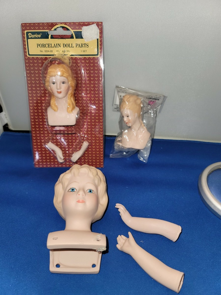 Doll Head Porcelain Lot