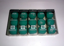 WILSON TITANIUM TOUR GREEN 15 Total Balls / 3 Balls x 5 Boxes Racquetballs NEW