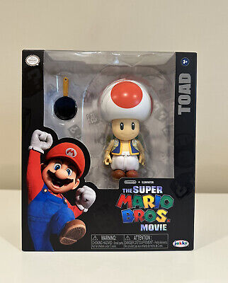 The Super Mario Bros Movie 5 Toad Articulated Figure NEW 2023