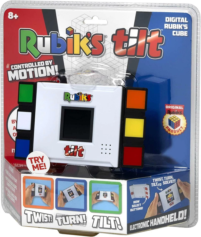 Rubik's Tilt Mind Electronic Handheld Video Twist Puzzle Game Fun For Children - Image 4 of 4