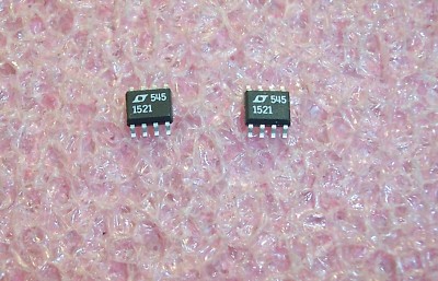 QTY (19)  LT1521CS8 LINEAR TECH SOIC-8 300mA LDO VOLTAGE REGULATOR 1521 NOS