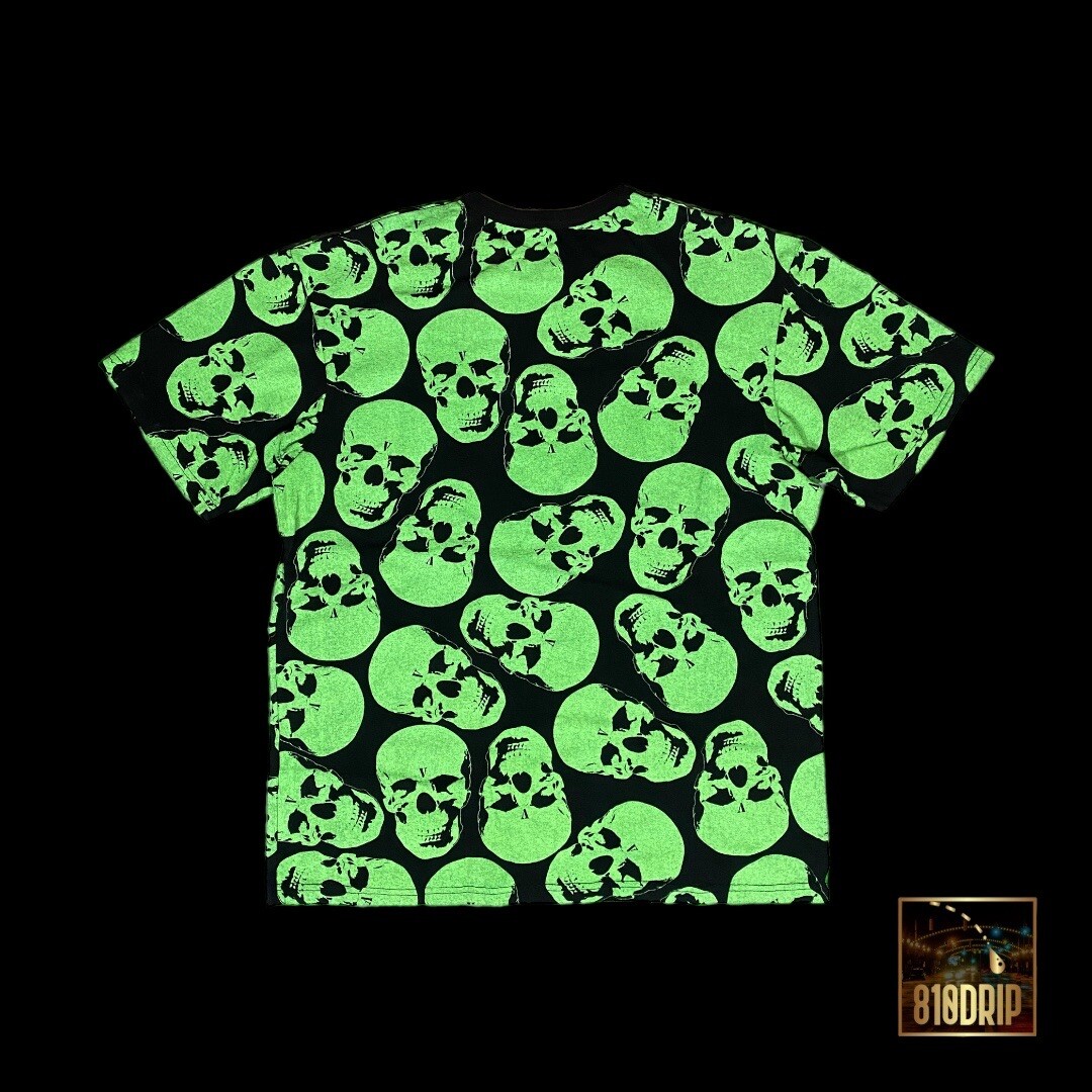 NWT VLONE Black & Green Crypt Short Sleeve T-Shirt Size XL | eBay