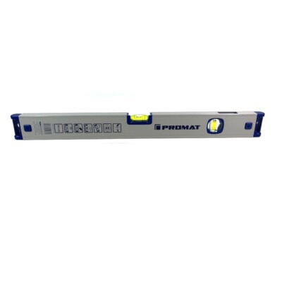 PROMAT Wasserwaage Alu Richtwaage Maurerwaage 30cm 40cm 50cm 60cm 80cm 100cm