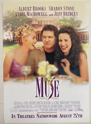 The Muse Movie Albert Brooks Sharon Stone Vintage 1999 Promo Postcard ...