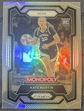 Kate Martin 2024 Panini Prizm Monopoly WNBA Rookie Silver Prizm Las Vegas Aces
