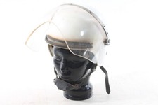 alter Helm PERFEKT Einsatzhelm VOPO DDR mit Visier Polizei  Retro Größe ca. 58