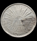 Mexico 1905 Mo AM Un Peso Scarce Semi Key Better Date Republic World Silver Coin — photo 9