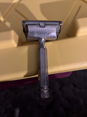 1914 EVER - READY Single Edge SAFETY RAZOR - American Safety Razor Co Silver