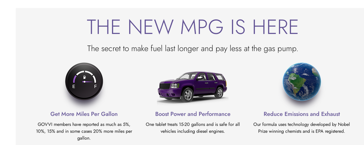 Govvi Fuel Tablets - Save Up To 20% on Fuel Costs - More Power