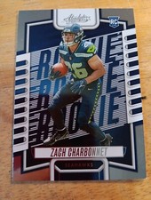 2023 Panini Absolute - Blue #119 Zach Charbonnet Rookie Card. rookie card picture