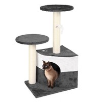Kratzbaum Grau 71Cm Katzenkratzbaum Katzenbaum Spielbaum Kletterbaum Katze