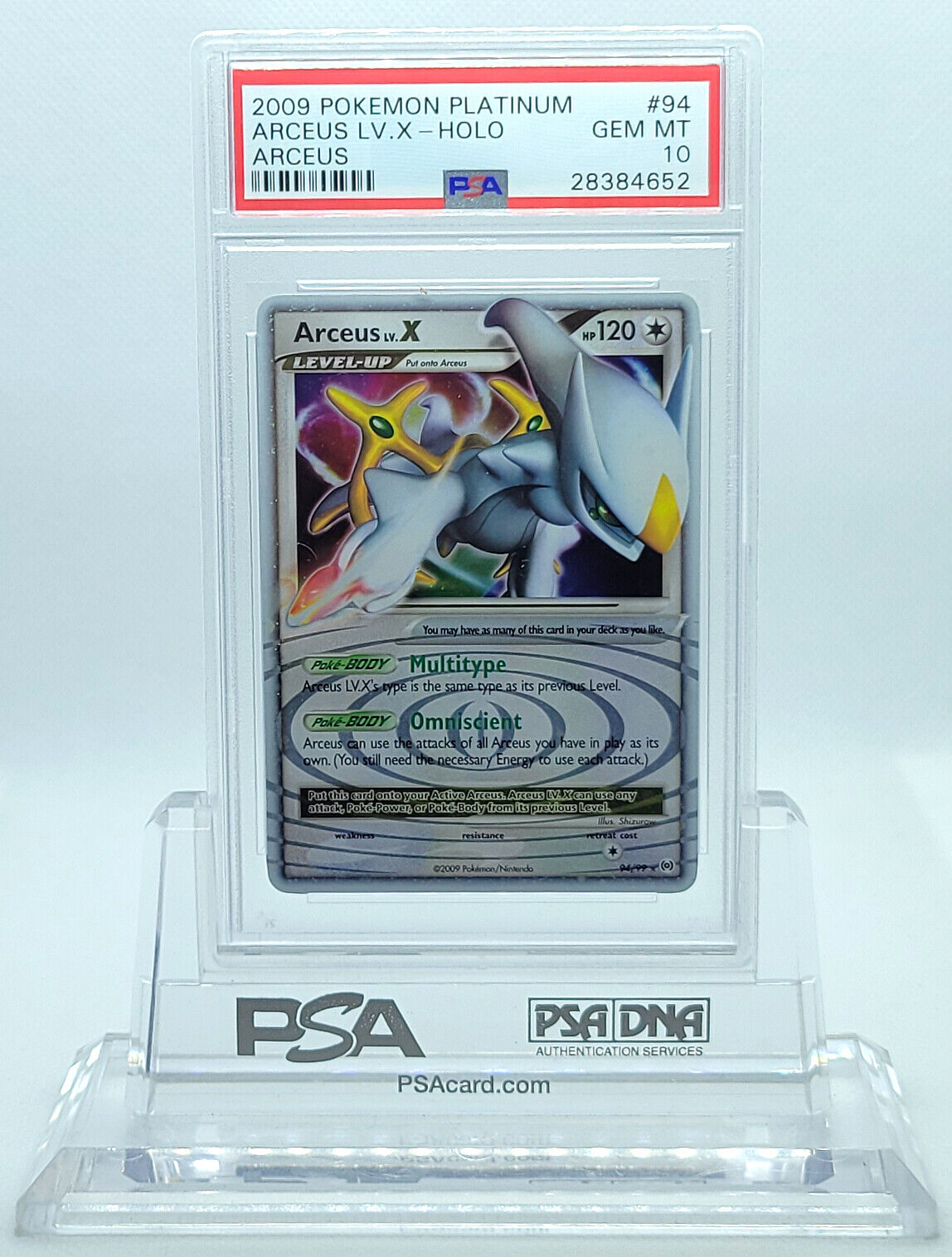 Mavin  Pokemon card - Arceus Lv.X - Reverse - Liv.X - 94/99 - ITA -  NearMint (NM)