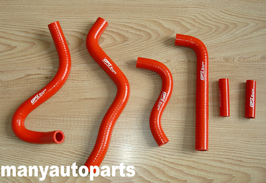 GPI Racing Silicone Radiator Hose Kit – For Kawasaki KX250 (1999, 2000, 2001, 2002)