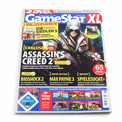 GameStar XL Juni 6/2009 Deutsch mit 2 Heft DVDs Die Siedler 5 Vollversion