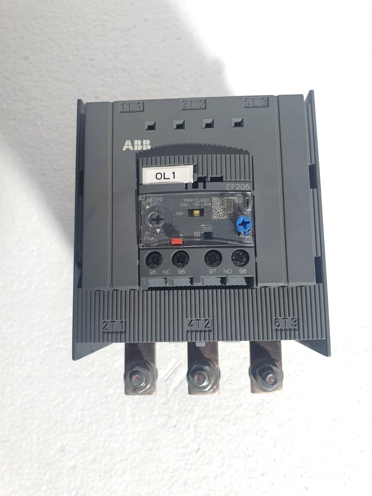 ABB ELECTRONIC OVERLOAD RELAY EF205-210 1SAX531001R1101 63-210A