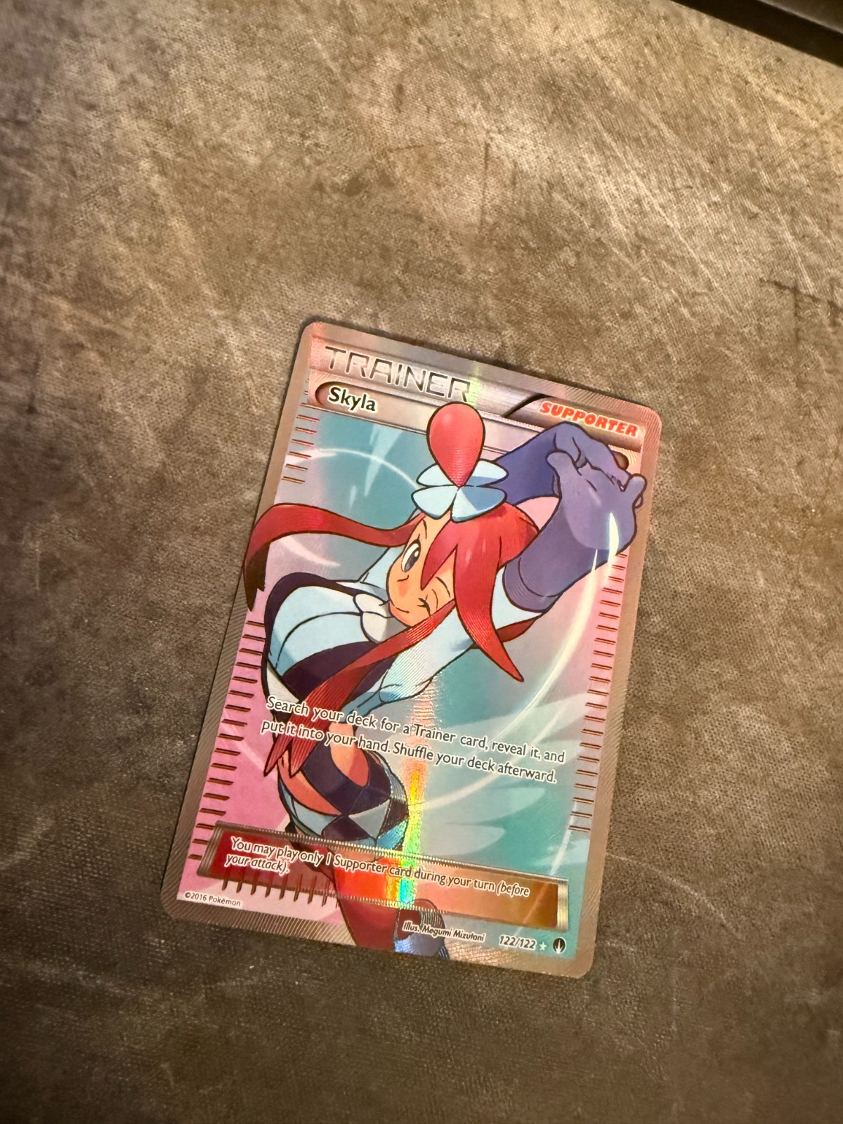 Skyla - 122/122 - Pokemon Breakpoint Full Art Ultra Rare Card NM