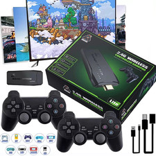 20000+ Retro Videospielkonsole 4K HD TV Spiel Stick mit.2 Wireless Controller DE