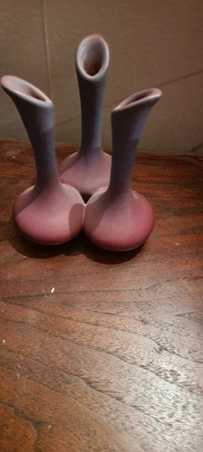 Three Bud Vase VanBriggle Pottery