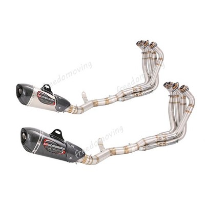 For Kawasaki Z900 2017-2025 Full Exhaust System Header Link Pipe Muffler Escape