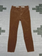 Pilcro Anthropologie Pants Womens 28 Brown Corduroy Skinny