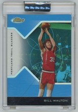 2004-05 Topps Finest Bill Walton /50 Blue Refractor #143 Uncirculated Blazers
