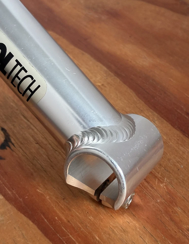 NOS Vintage Control Tech Aluminum Quill MTB Stem 150mm 25.4 Silver Made in USA - Image 4 of 4