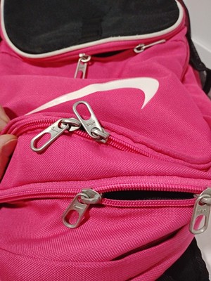 nike brasilia 6 xl backpack pink Extra Small Duffel Bag Dual top zipper closure with fabric pullers Nike Brasilia 6 XL Backpack