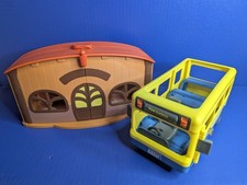 Bluey School House Playset  School Bus