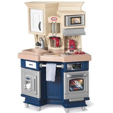 Super Chef Kitchen Playset 13 Pieces Realistic Sound Accessories Kids 3-5 New