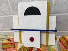 Angelo Giuseppe Bertolio (1934-2009) – scultura opera in legno 2003 autografata.