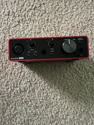 Focusrite Scarlett Solo 3rd Gen 2-Channel Pro Audio Interface - Untested  3G