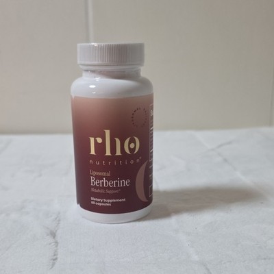 rho nutrition Liposomal Berberine 300mg Metabolic Support Vegetarian 60 Caps