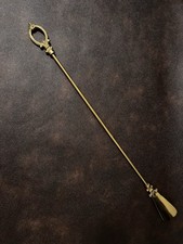 21 Inch Solid Brass Shoe Horn Decorative Antique Vintage Victorian