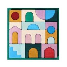 Grimms Kleiner Baukasten Floors - Holzspielzeug, Bauklötze, Holzbausteine NEU