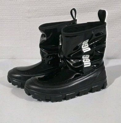 UGG Classic Brellah Mini Boots Black Waterproof Women s Size 4
