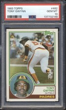 1983 Topps Baseball Tony Gwynn ROOKIE #482 PSA 10 SAN DIEGO PADRES GEM MINT HOF