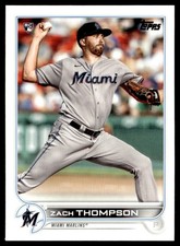 2022 Topps Zach Thompson Rookie Miami Marlins #227