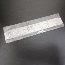 Rear Script Emblem Silver Fit Bentley Continental GT Flying Spur 3SA853675