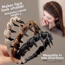 Crown Headband Reversible Hairband High Crown Effect Lightweight Construction