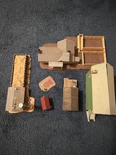 Vintage HO Scale Farm Buildings Lot Barn House Rural Train Layout Scenery Parts