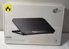 OROOBA  Q100 Laptop Cooler 2-Fan Laptop Cooling Stand Low Noise Design with 4-Le