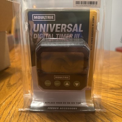 Moultrie Universal Digital Timer III Programmable Feeder Timer Black (MFA-15095)