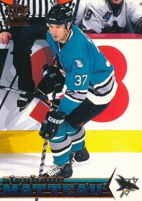 1998-99 Paramount COPPER #212 STEPHANE MATTEAU - San Jose Sharks