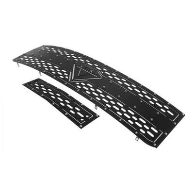 Fits 2015-2019 Chevy Silverado 2500HD/3500HD Stainless Double Layer Grille Combo