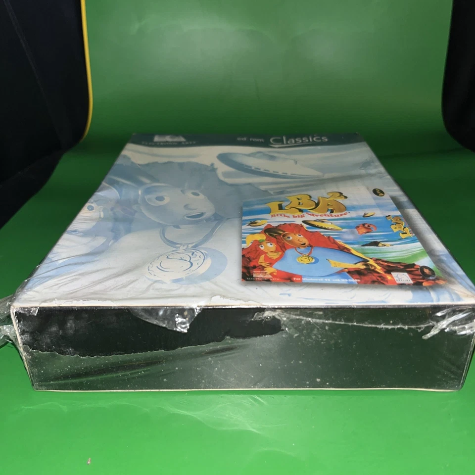 Little Big Adventure 2 Vintage PC CD-ROM Big Box partially sealed damaged box - Image 3 of 4